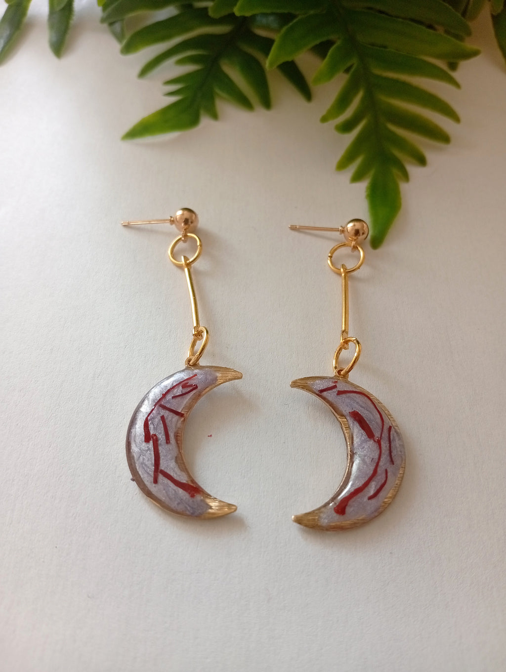 Pendientes Luna de Azafran