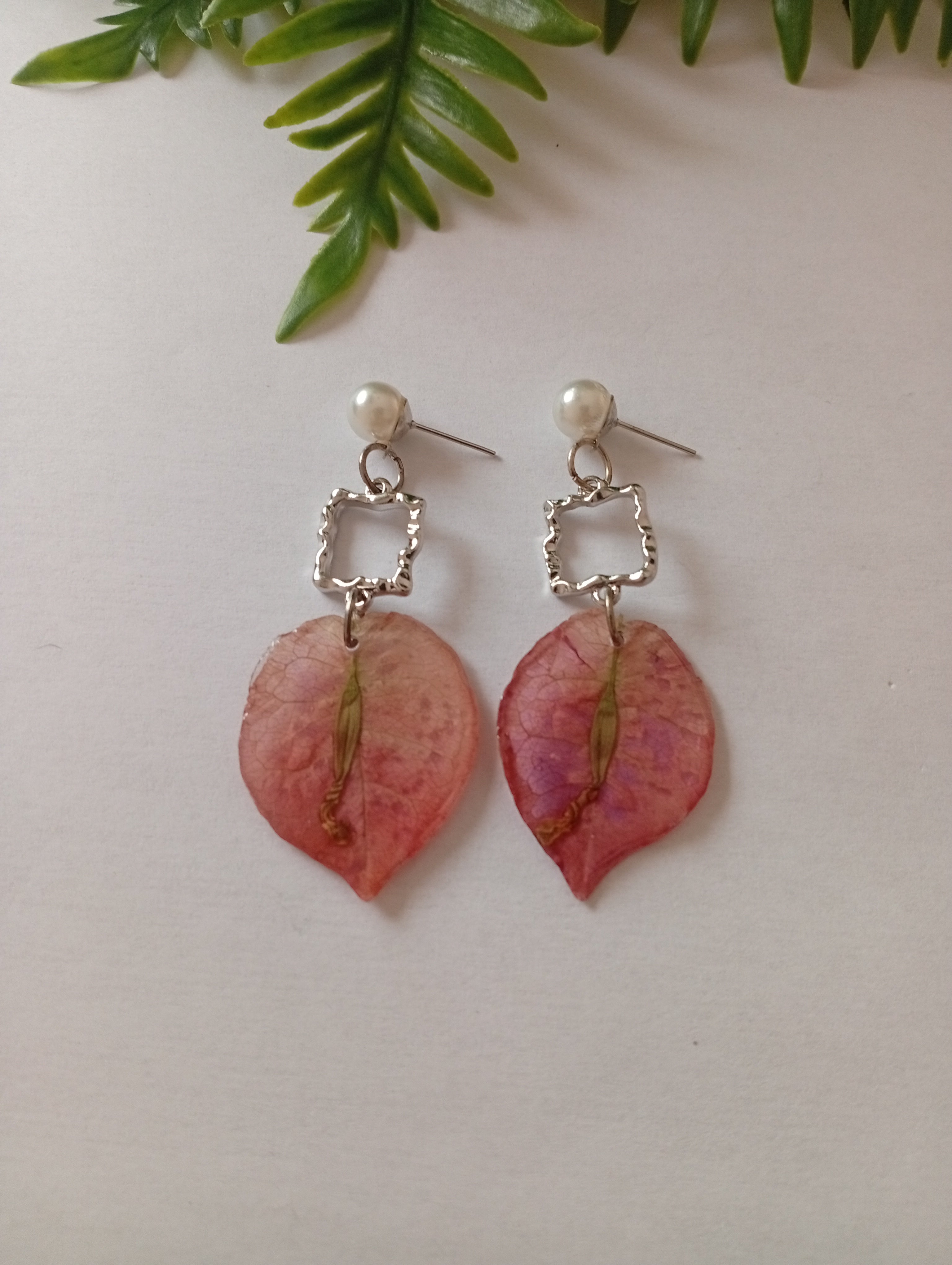 Pendientes Buganvilla Lèrez