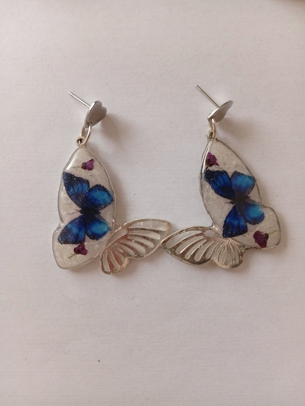 Pendientes Mariposas Azules