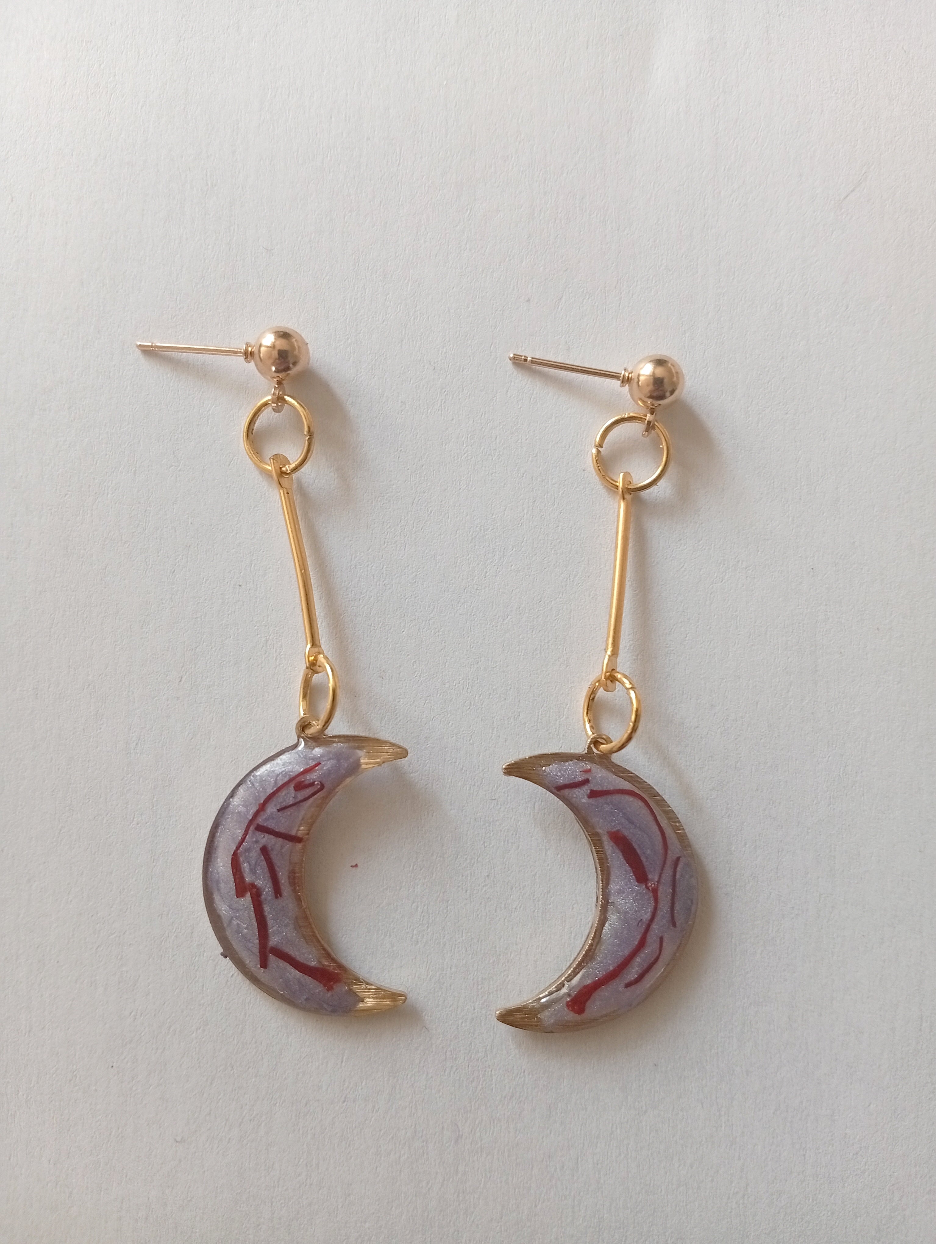 Pendientes Luna de Azafran